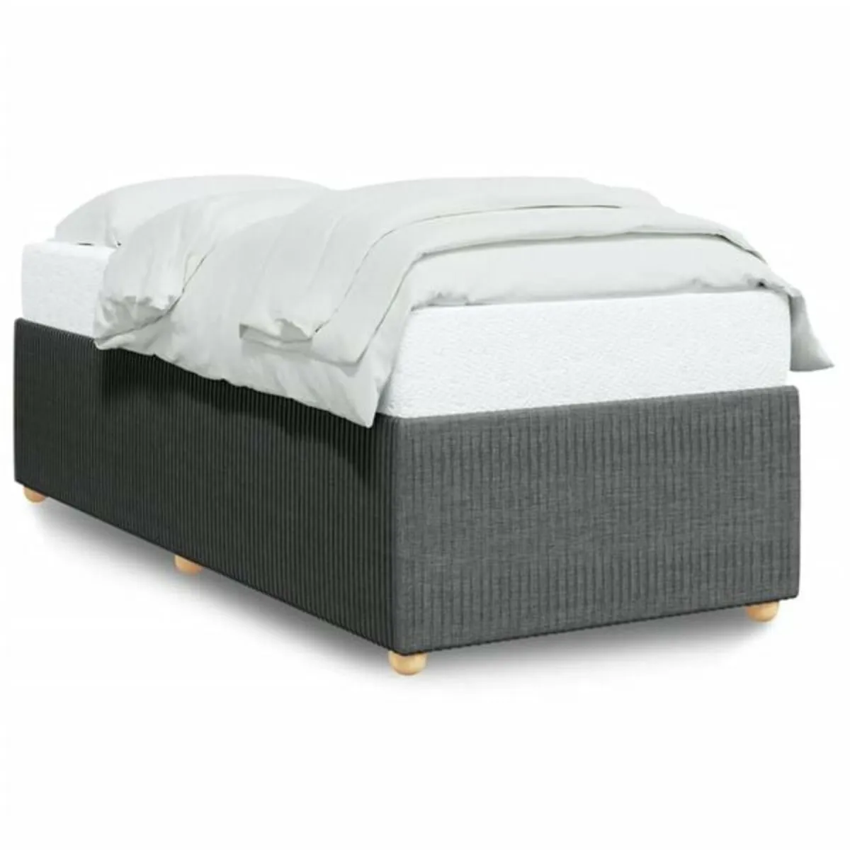 Bed Frame without Mattress grey Single Fabric

Des - Image 1