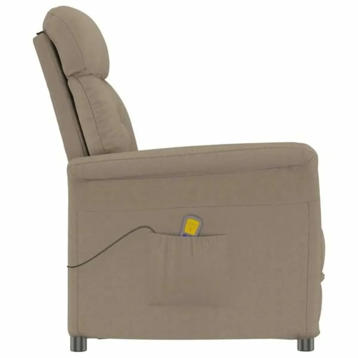 Massage Chair with Cushion Taupe 70.5 x 96.5 x 95 - Image 3