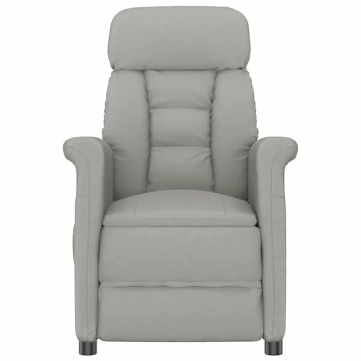 Massage Chair Light grey 70.5 x 96.5 x 95 cm Polye - Image 4