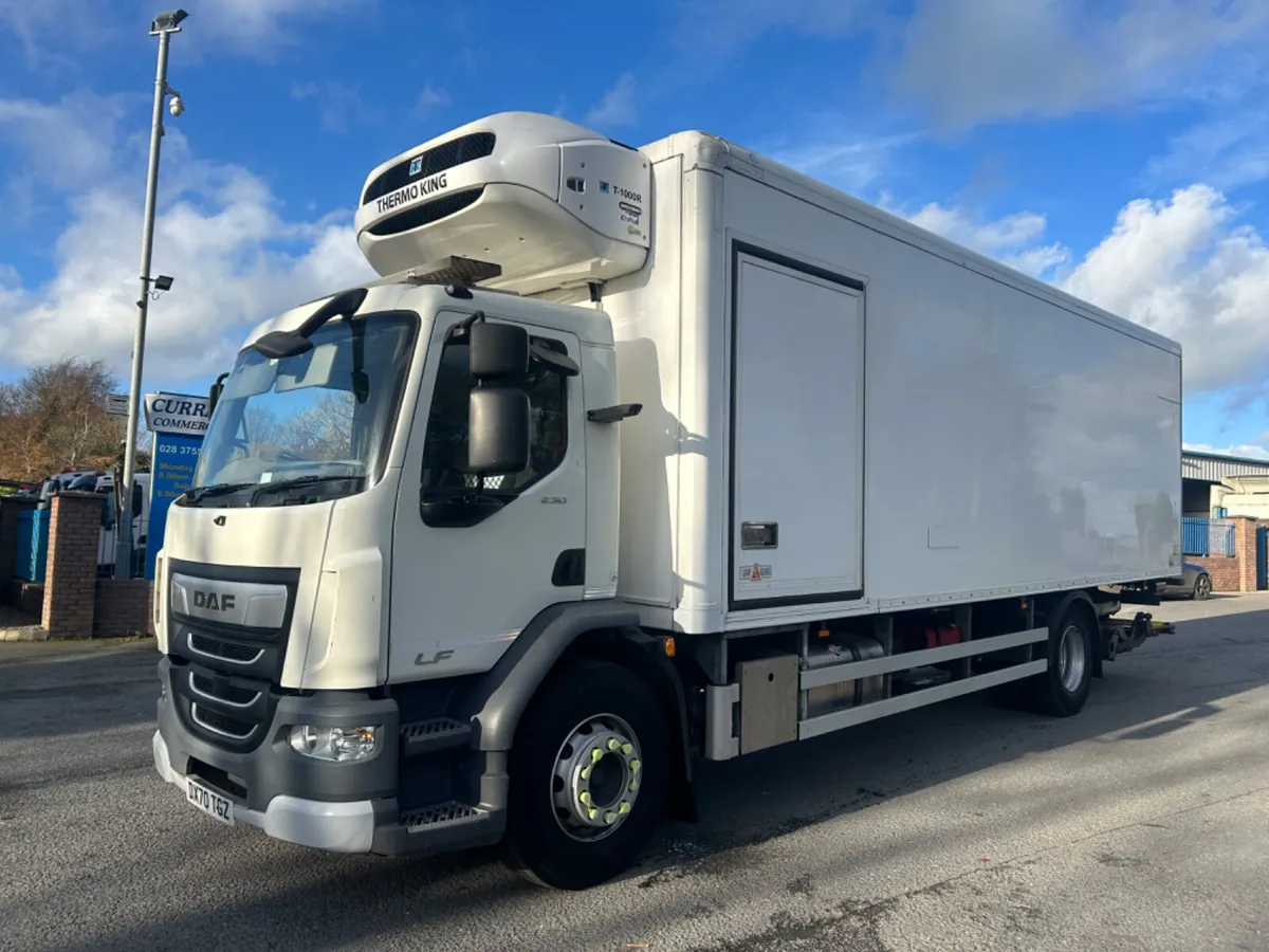 2020 Daf lf230 18 ton multi temp fridge tail lift - Image 1