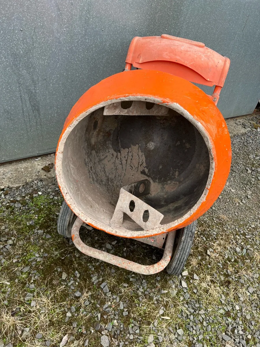 Cement mixer electric 110 volt Belle mini mix 150 - Image 3