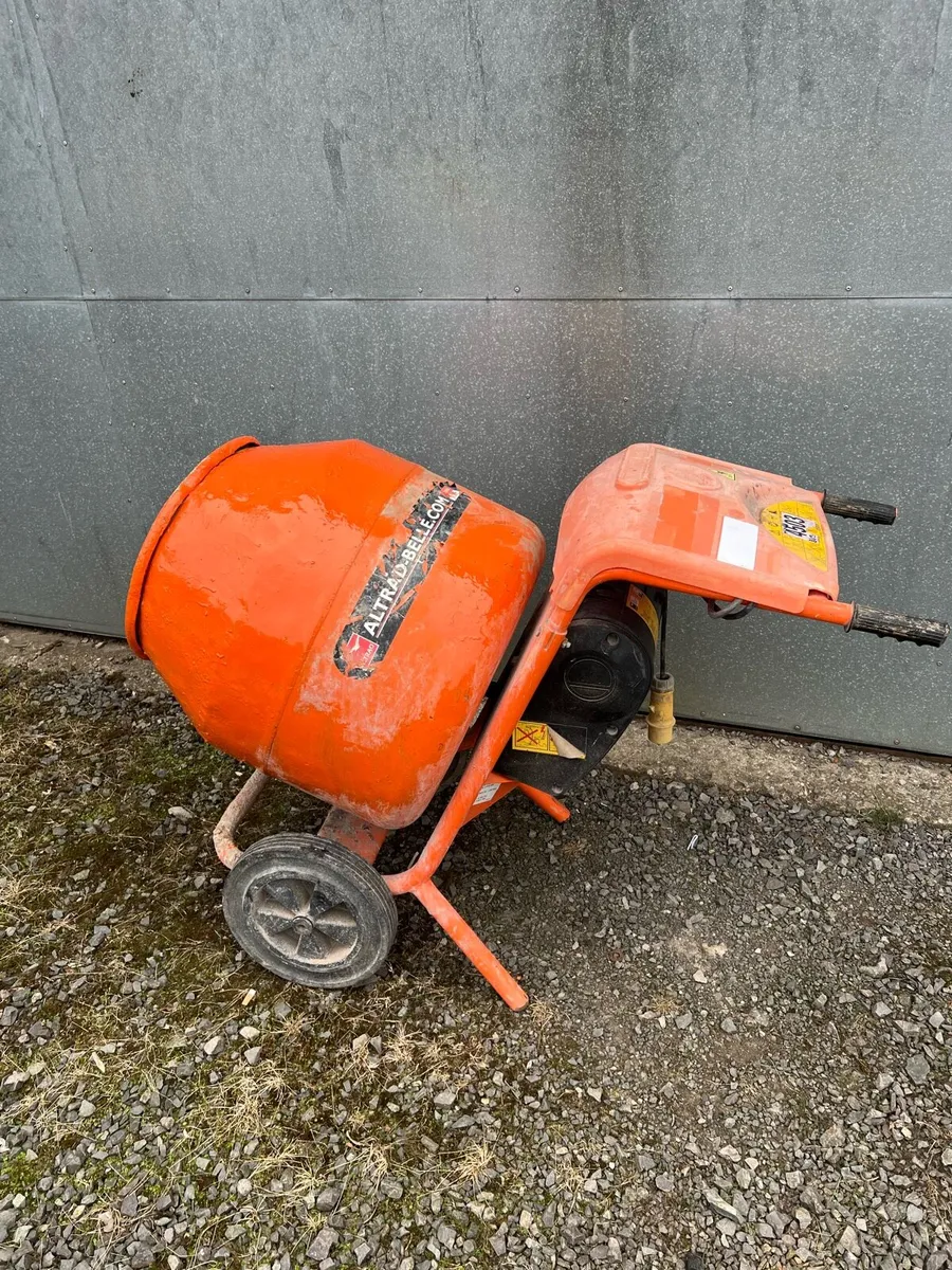 Cement mixer electric 110 volt Belle mini mix 150 - Image 1