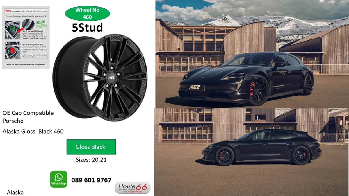 PORSCHE alloy wheels from route 66. - Image 1