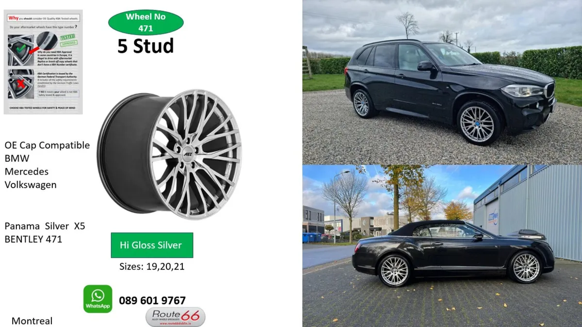 BMW  X5 alloy wheels by Route 66 - Image 4
