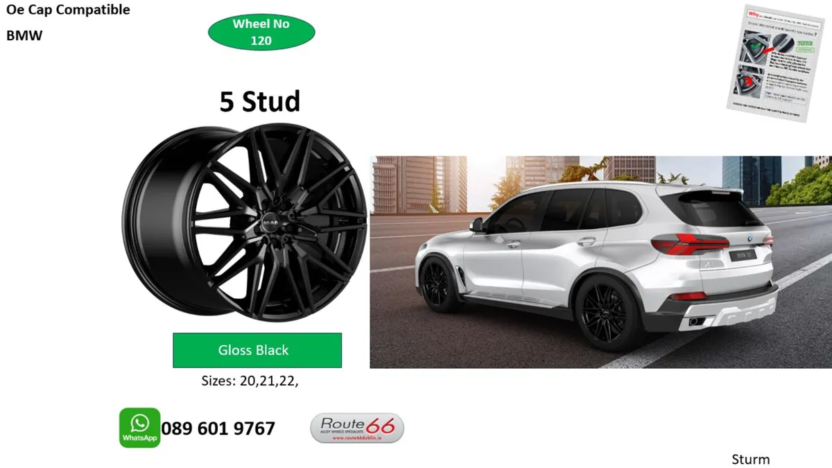 BMW  X5 alloy wheels by Route 66 - Image 2