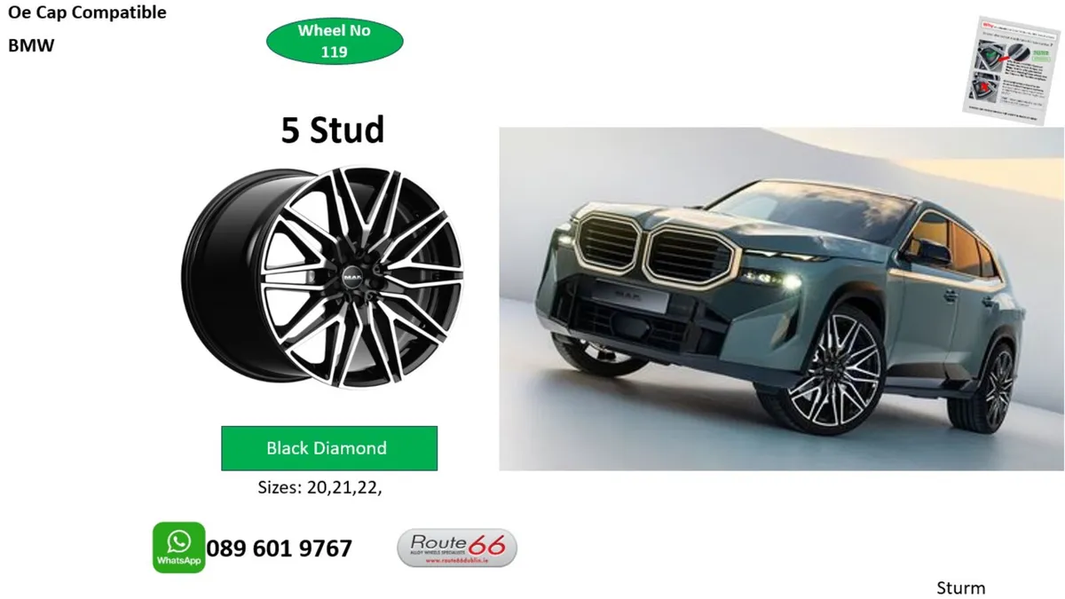 BMW  X5 alloy wheels by Route 66 - Image 1