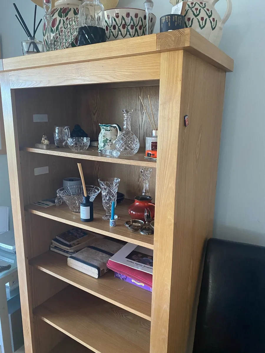 Solid Oak Bookcase - Image 1