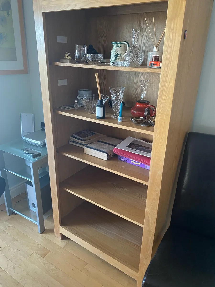 Solid Oak Bookcase - Image 4