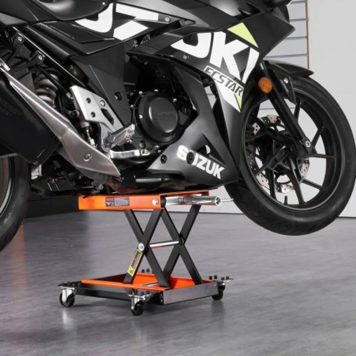 Motorcycle Lift ATV Scissor Jack Dolly 499.5 kg Wi - Image 4