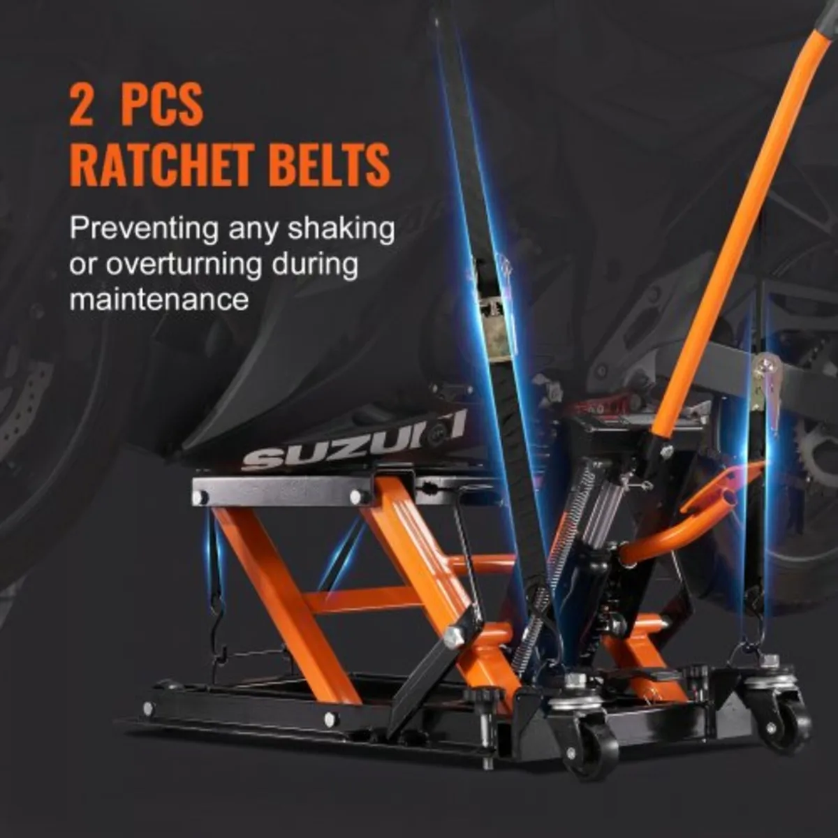 Motorcycle Hydraulic Pump Jack 680.4 kg ATV Dirt B - Image 2