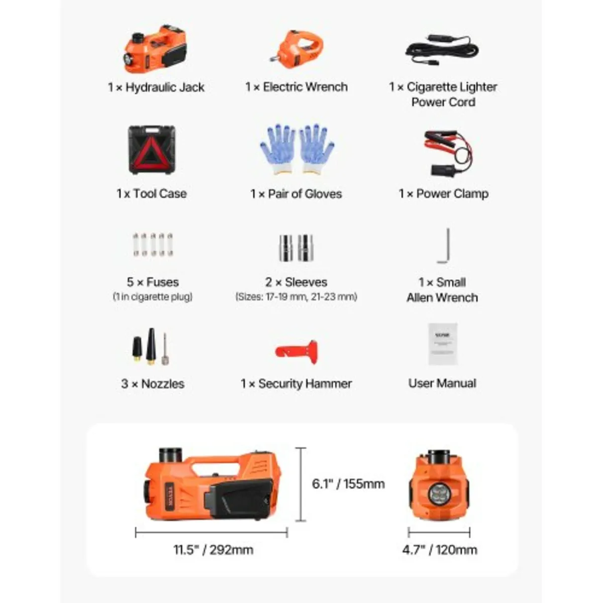 Electric Car Jack, 5 Tons /11000 lbs, Electric Sci - Image 4