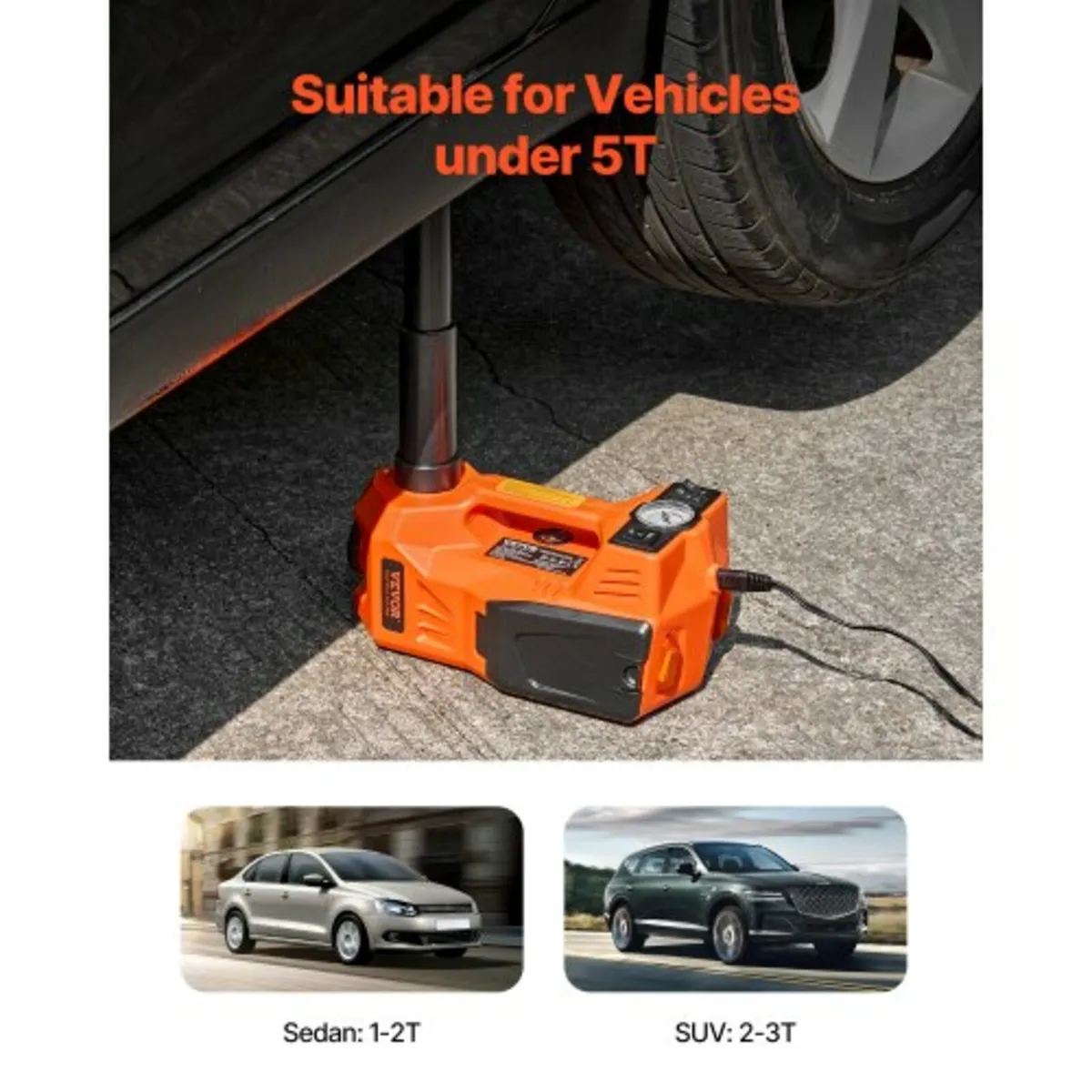 Electric Car Jack, 5 Tons /11000 lbs, Electric Sci - Image 3