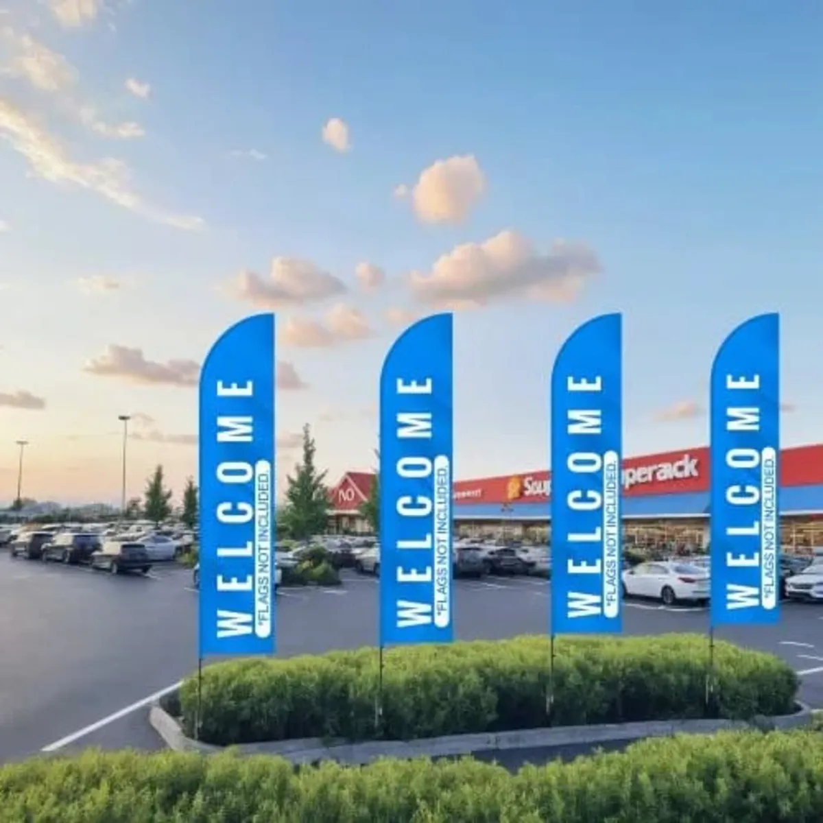 Feather Flag Pole Kit, 2 Packs Swooper Flag Pole 1 - Image 4