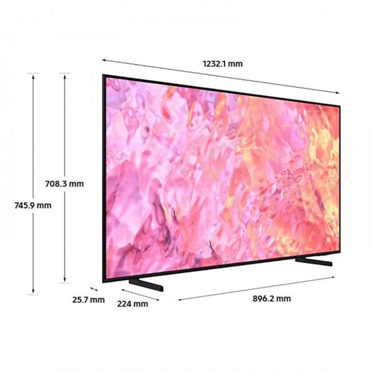 Samsung 55" Q60c Qled 4k Hdr Smart Tv - Image 1