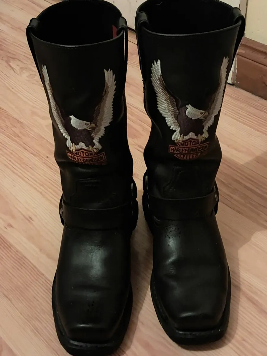 Harley davidson boots  size 8 - Image 2