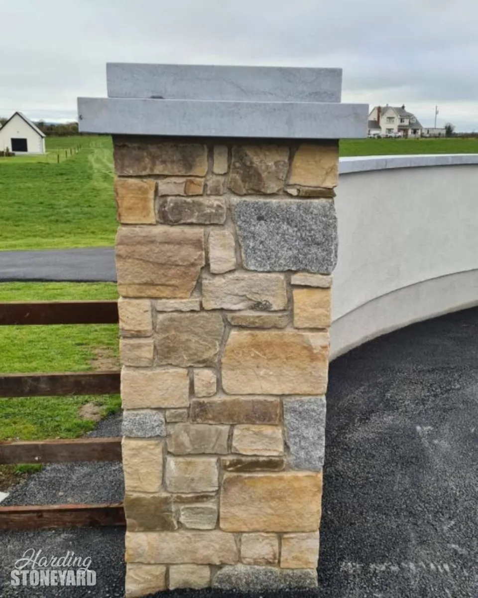 Irish Limestone Pier Caps and Wall Capping - Image 2