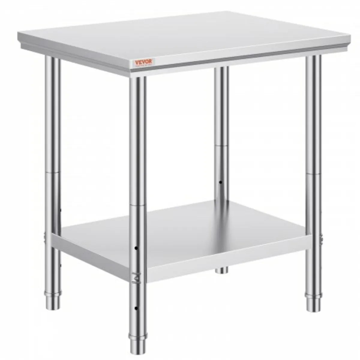 Work Table 24 x 30 x 32 Inches NSF Stainless Steel - Image 1