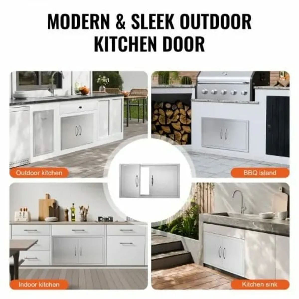 BBQ Access Door, 863x482 mm Double Outdoor Kitchen - Image 3