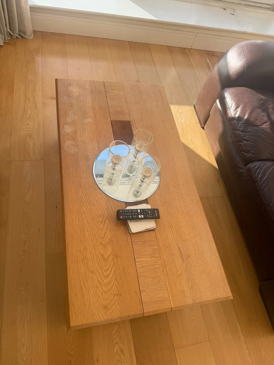 Coffee & Console table for sale - solid wood - Image 3