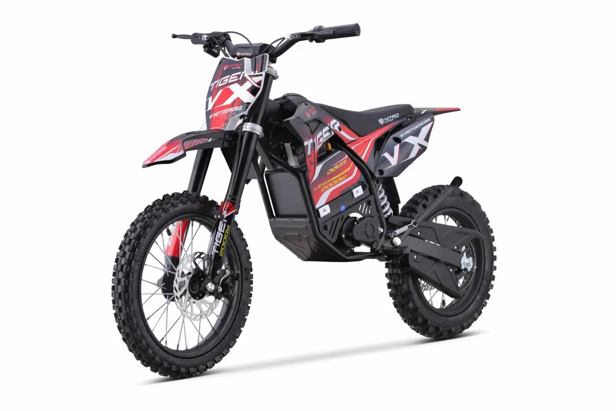Tiger 2000W 60V Kids Electric Dirt Bike - Image 1