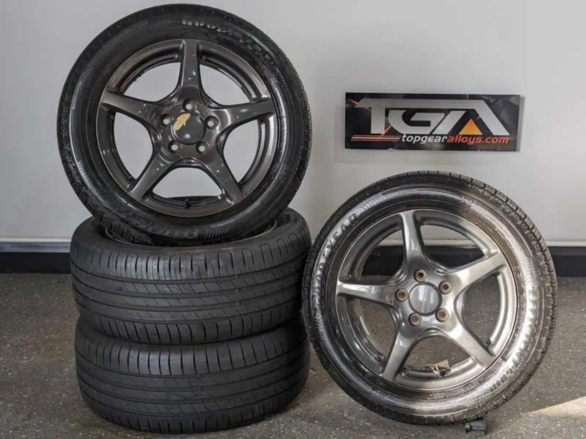 16" HONDA S2000 Enkei 2 Alloys & GOODYEAR Tyres - Image 1