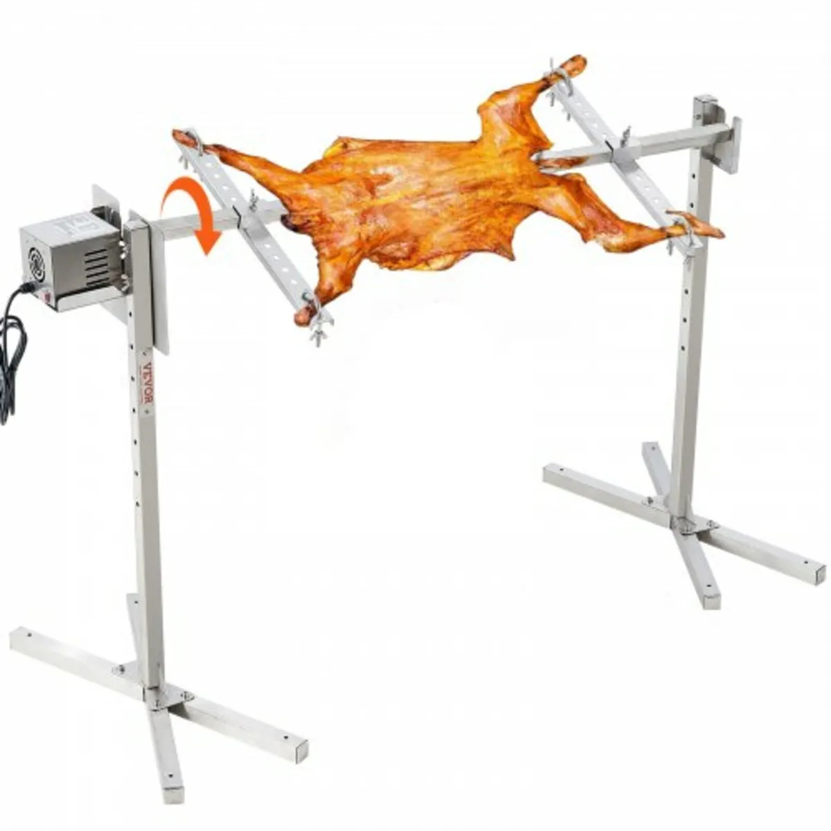 116.8 cm Electric BBQ Rotisserie Grill Kit Stainle - Image 1