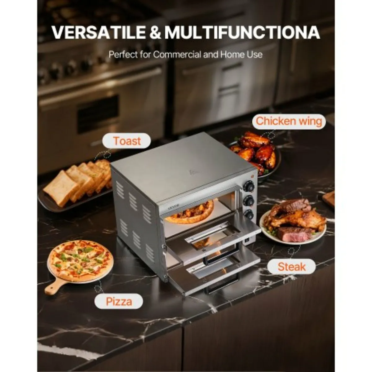 Commercial Countertop Pizza Oven Electric Pizza Ov - Image 4