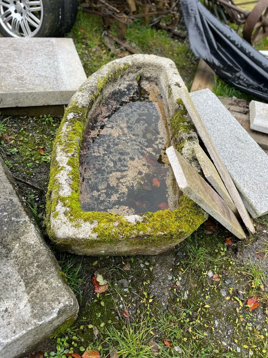 Granite antique trough - Image 1