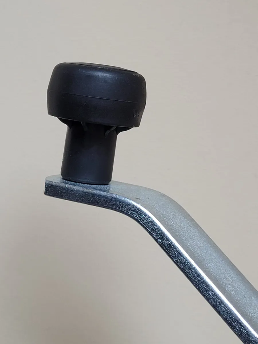 Heavy Duty Ribbed Jockey Wheel 48mm - Image 3