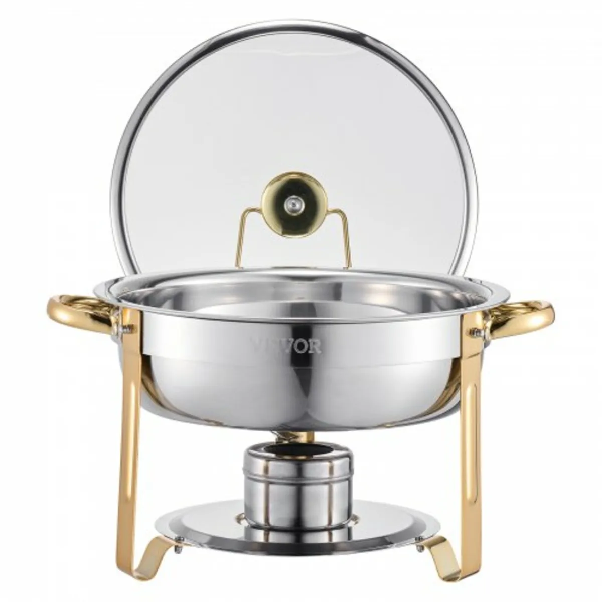 Chafing Dish Buffet Set, 5 Qt 4 Pack, Stainless St - Image 1