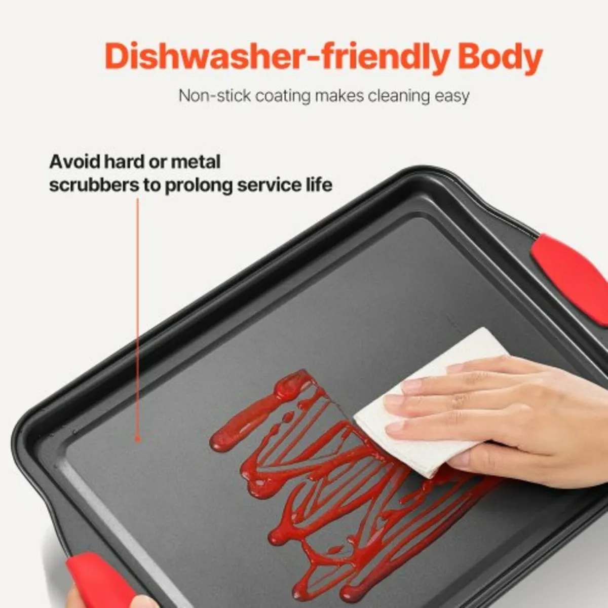 Baking Pans Set, 6-Piece, Nonstick Carbon Steel Co - Image 4