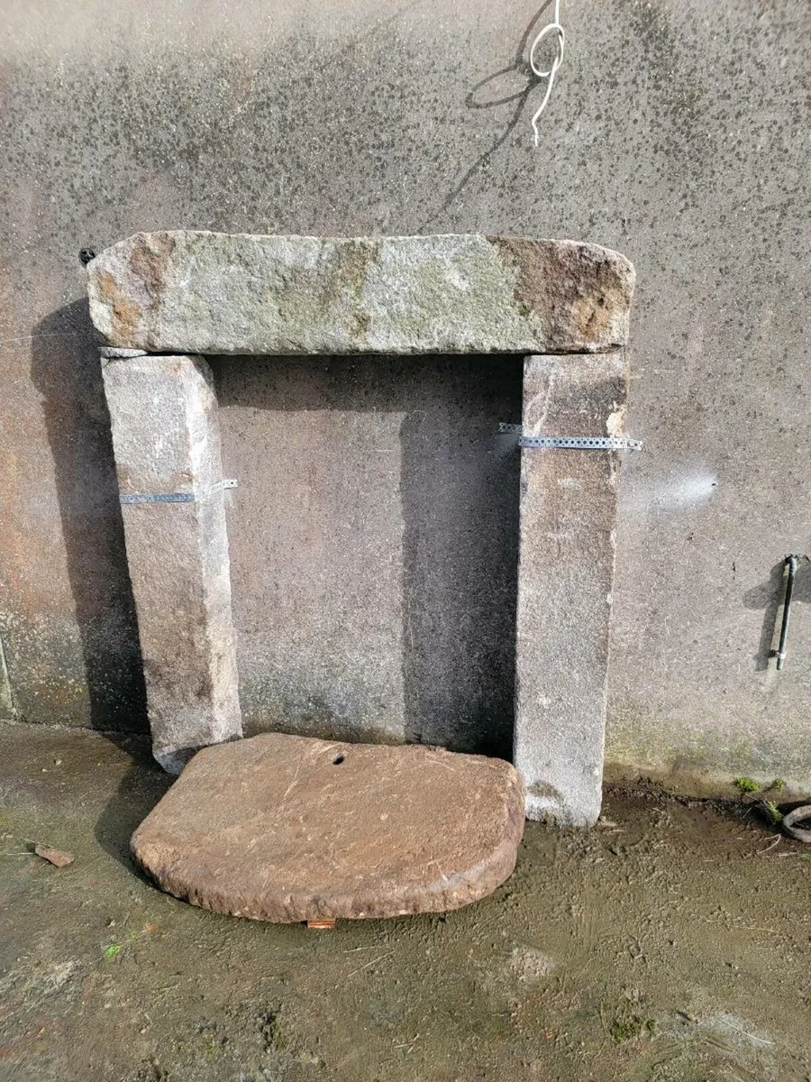 Old granite fireplace - Image 2
