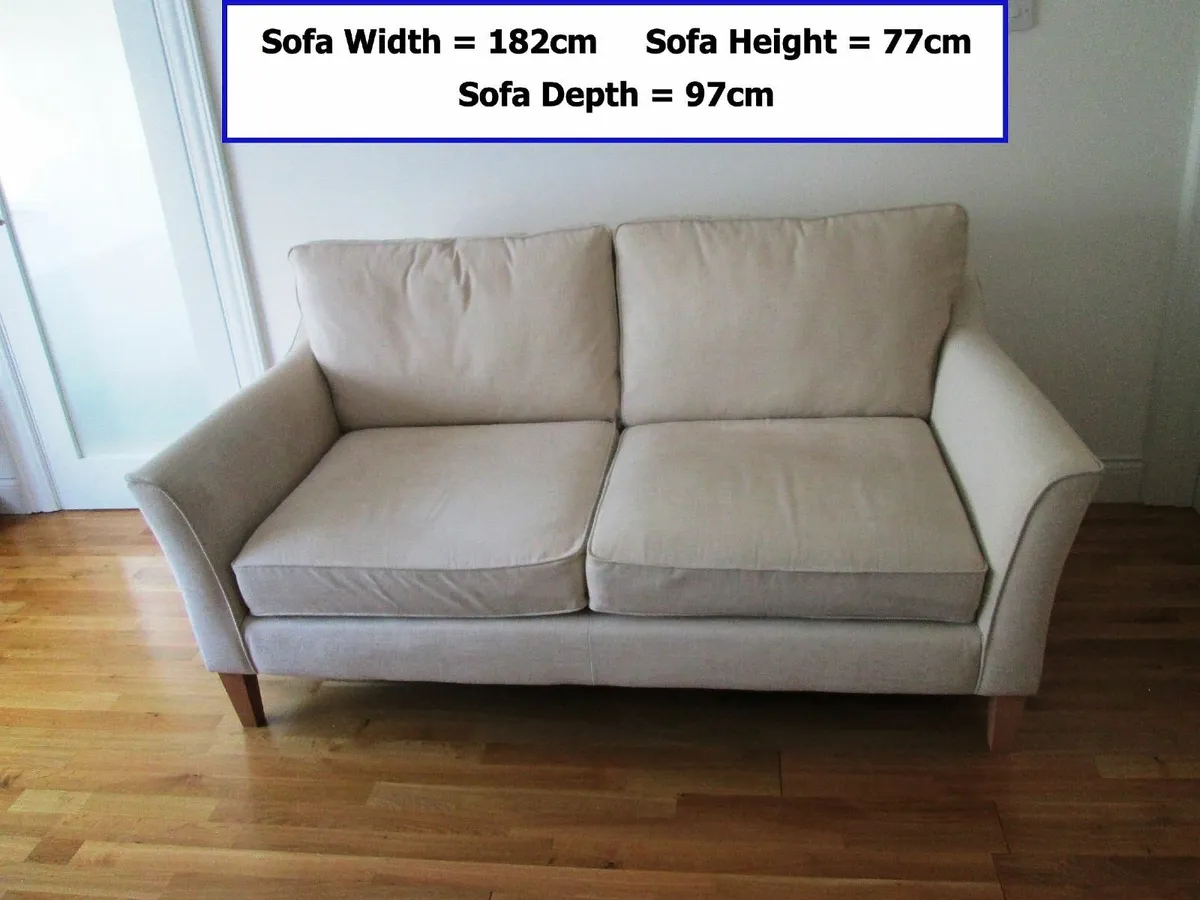 Sofa by Next (Laura Ashley) Cream - Image 1