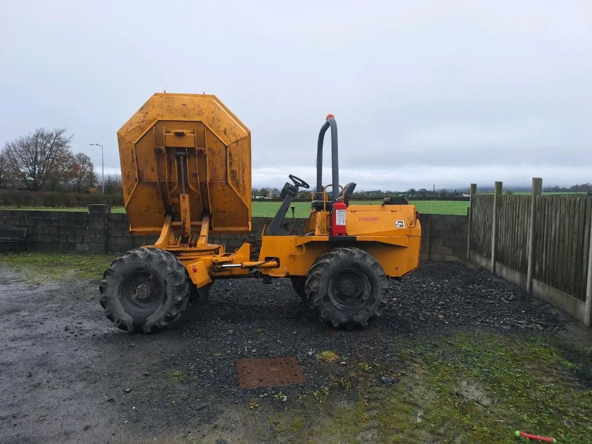 6 tonne Terex swivel dumper. - Image 2