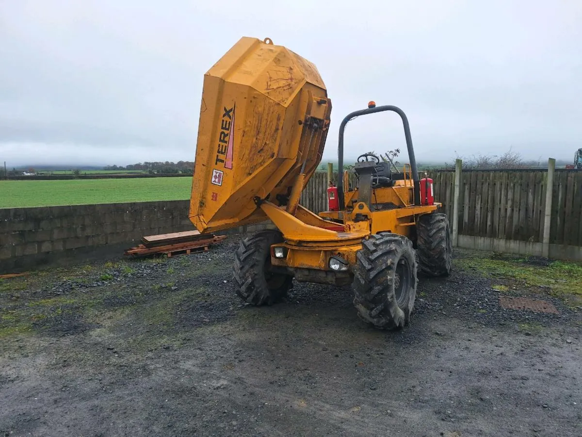 6 tonne Terex swivel dumper. - Image 3