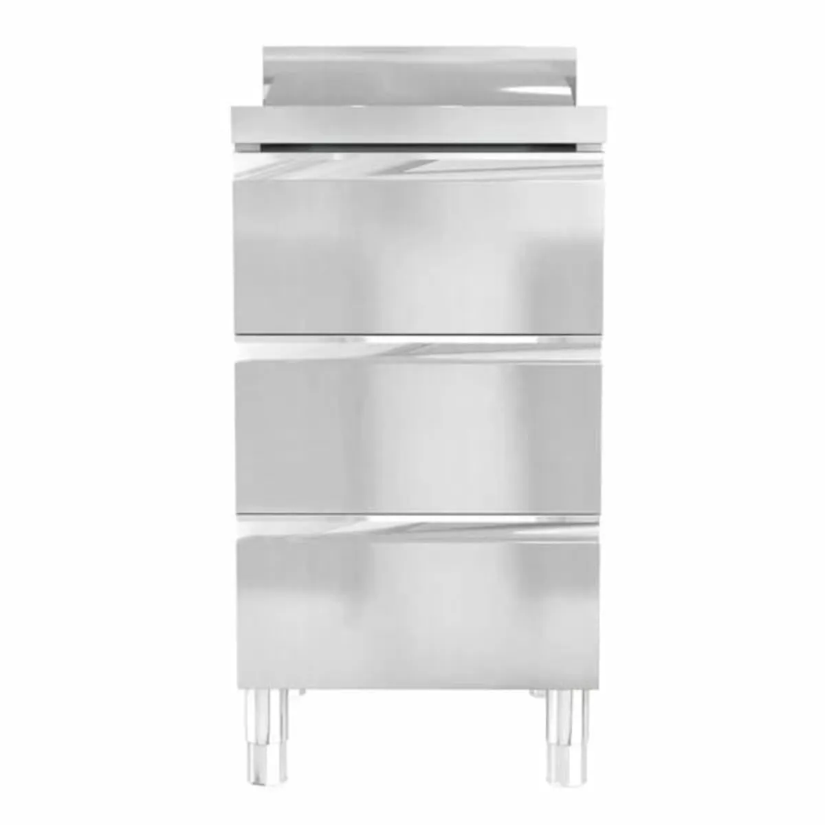 Commercial Kitchen Cabinets 2 pcs Stainless Steel - Image 3