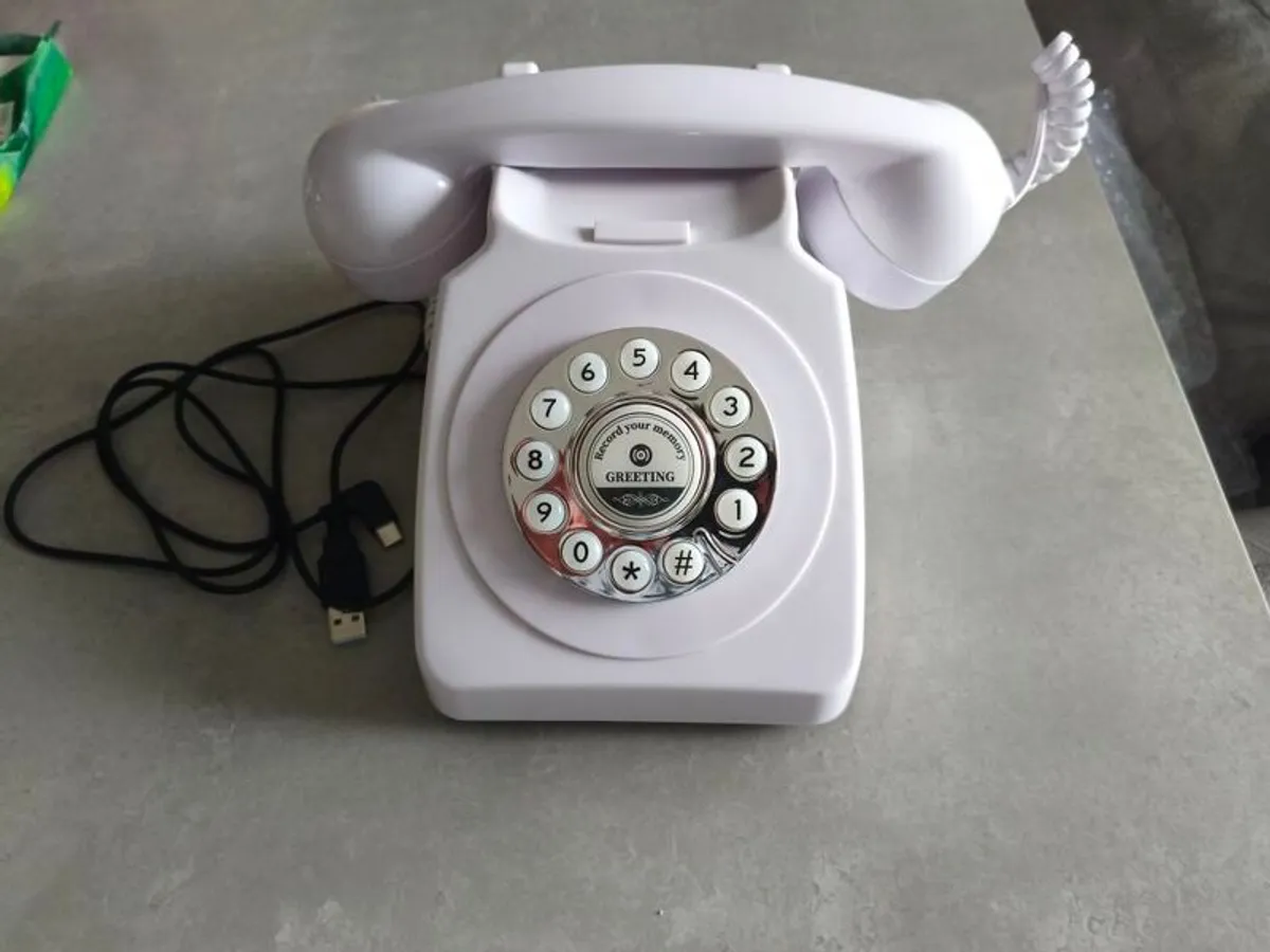 Retro Recording Telephone. Perfect for Weddings! - Image 1
