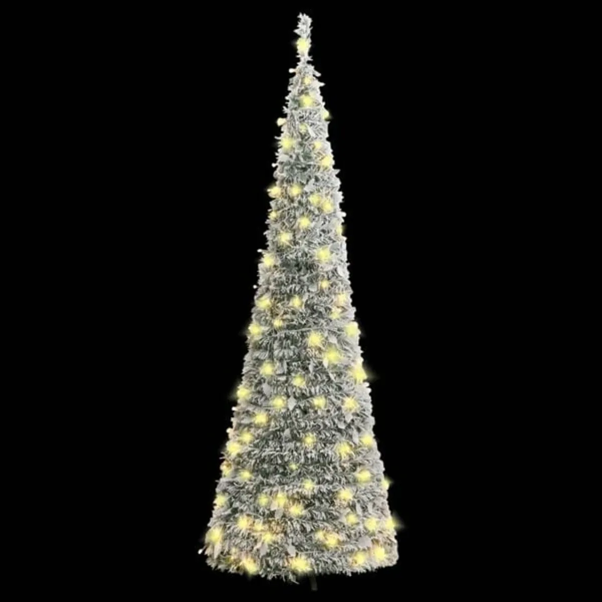 Artificial Christmas Tree Pop-up Flocked Snow 150 - Image 2