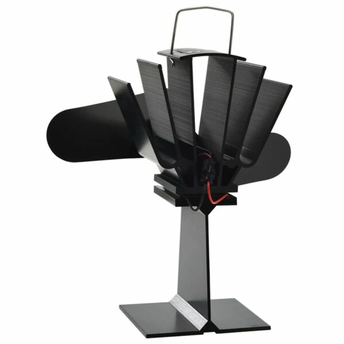 Heat Powered Stove Fan 2 Blades Black - Image 2