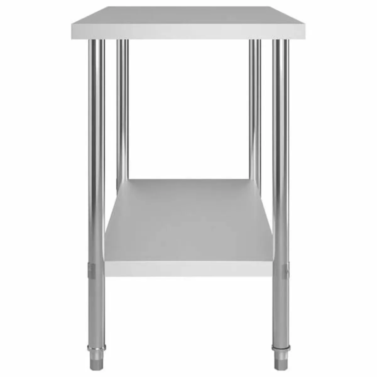 Kitchen Work Table 120x60x85 cm Stainless Steel - Image 3