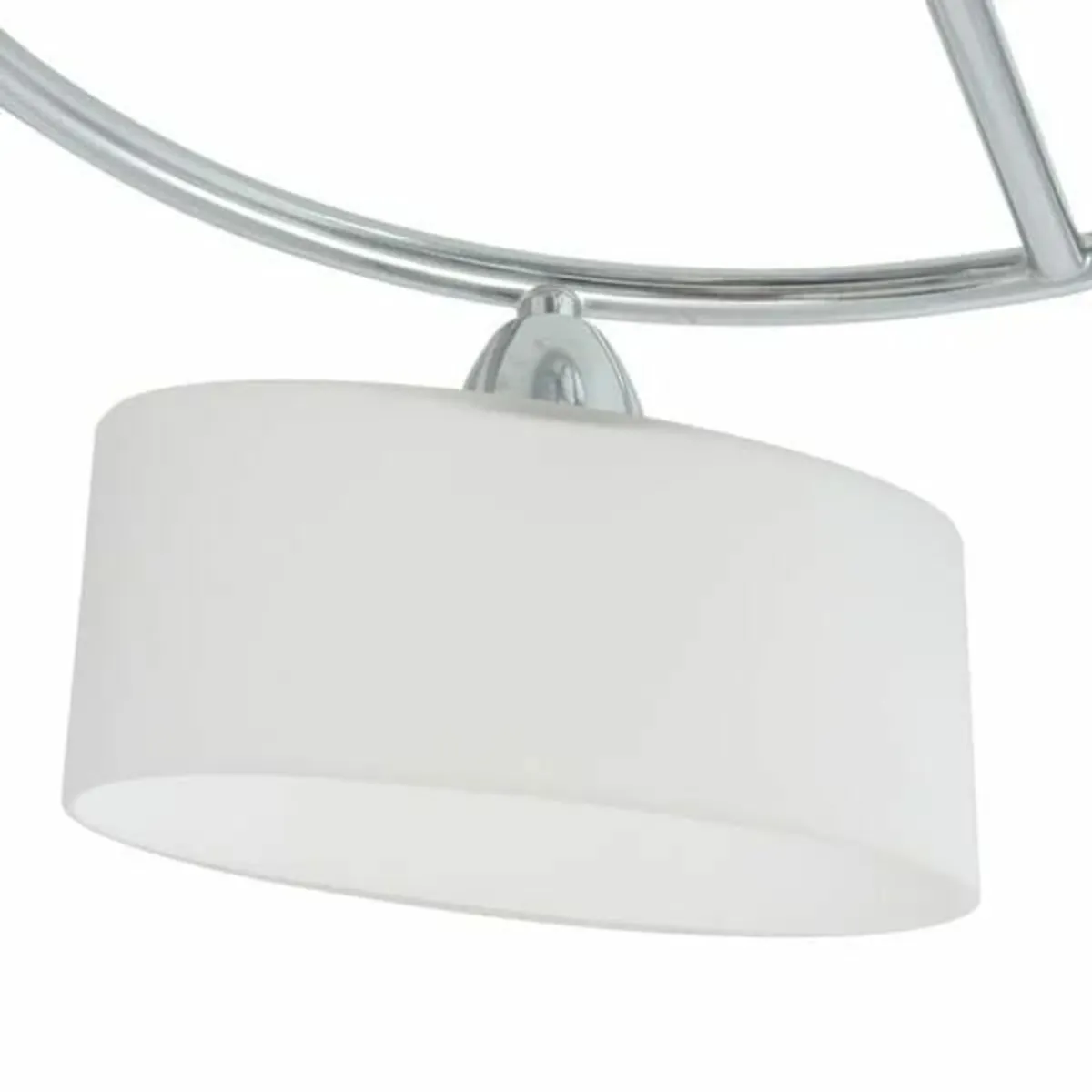 Ceiling Lamp with Ellipsoid Glass Shades for 5 E14 - Image 4