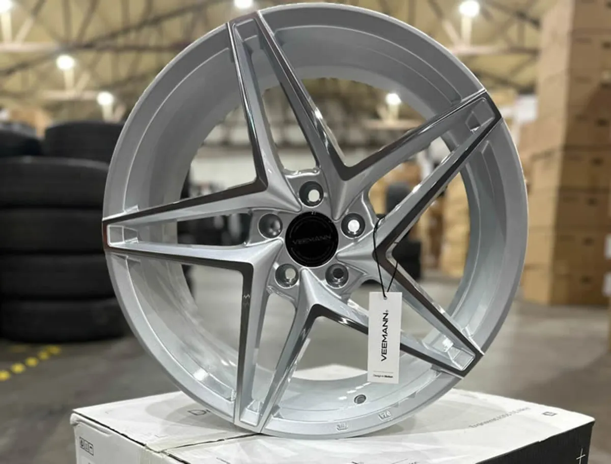 19" Veemann V-FS46 Alloy & Tyres Golf, Leon etc - Image 1