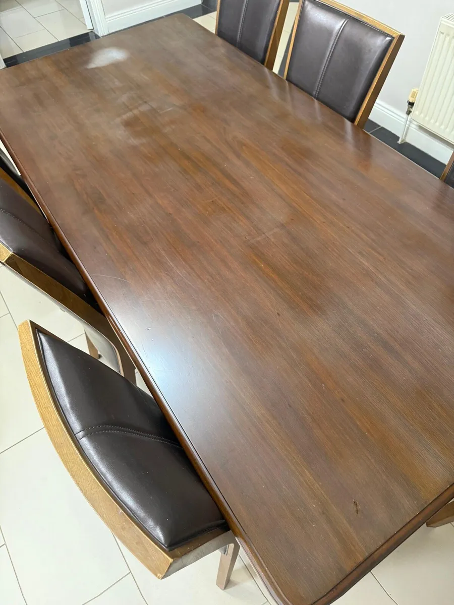 Kitchen Dining Table 2m x 1m, solid Wood - Image 3