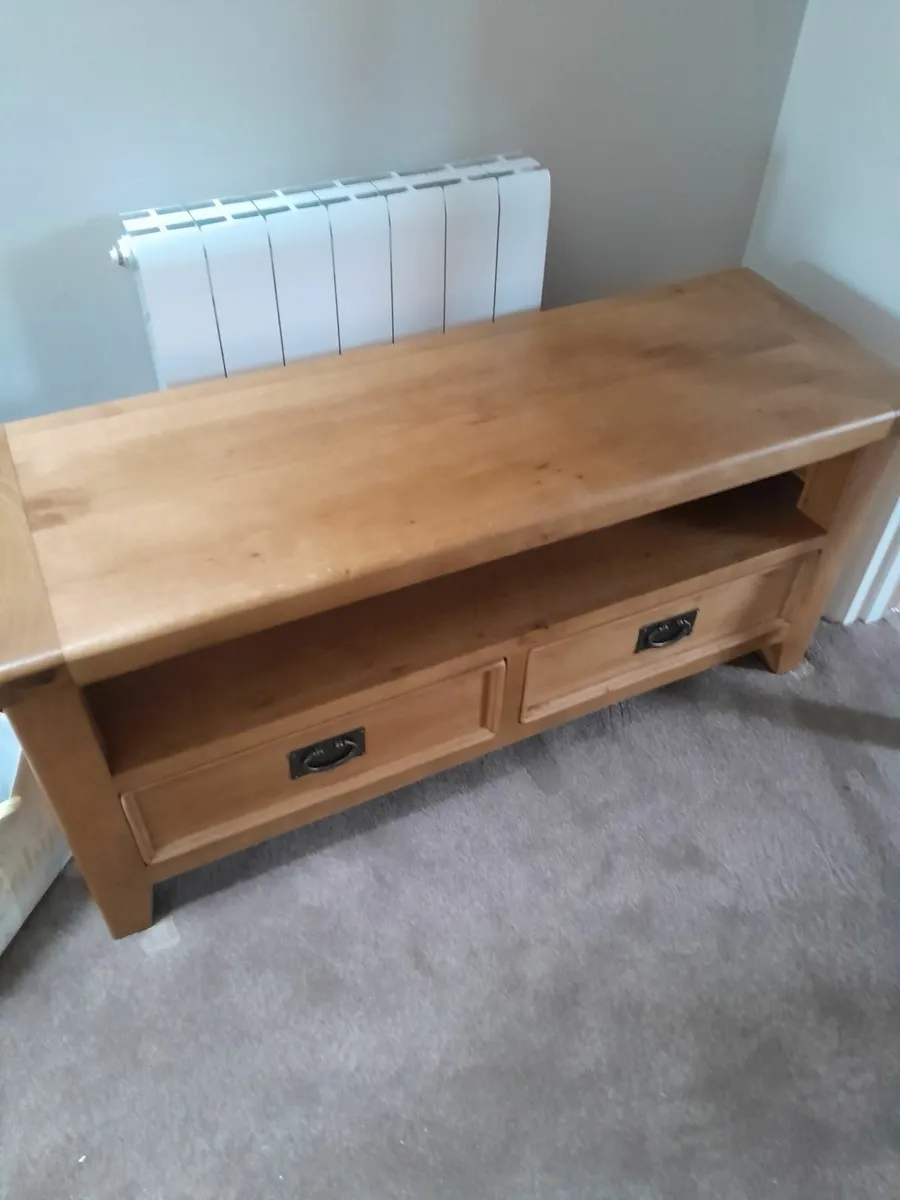 Tv Unit, Coffee Tables, Lamp - Image 1