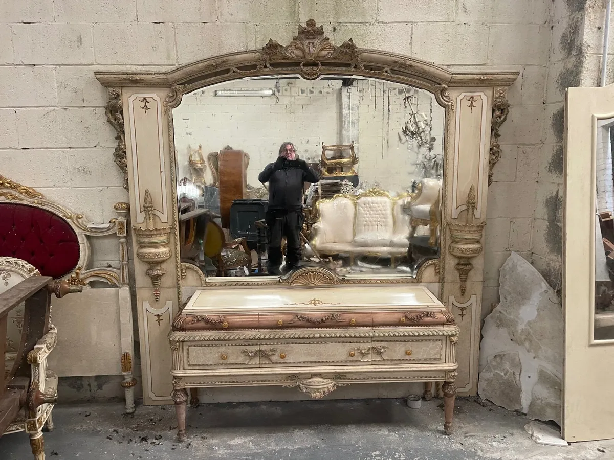 Very Large painted sideboard