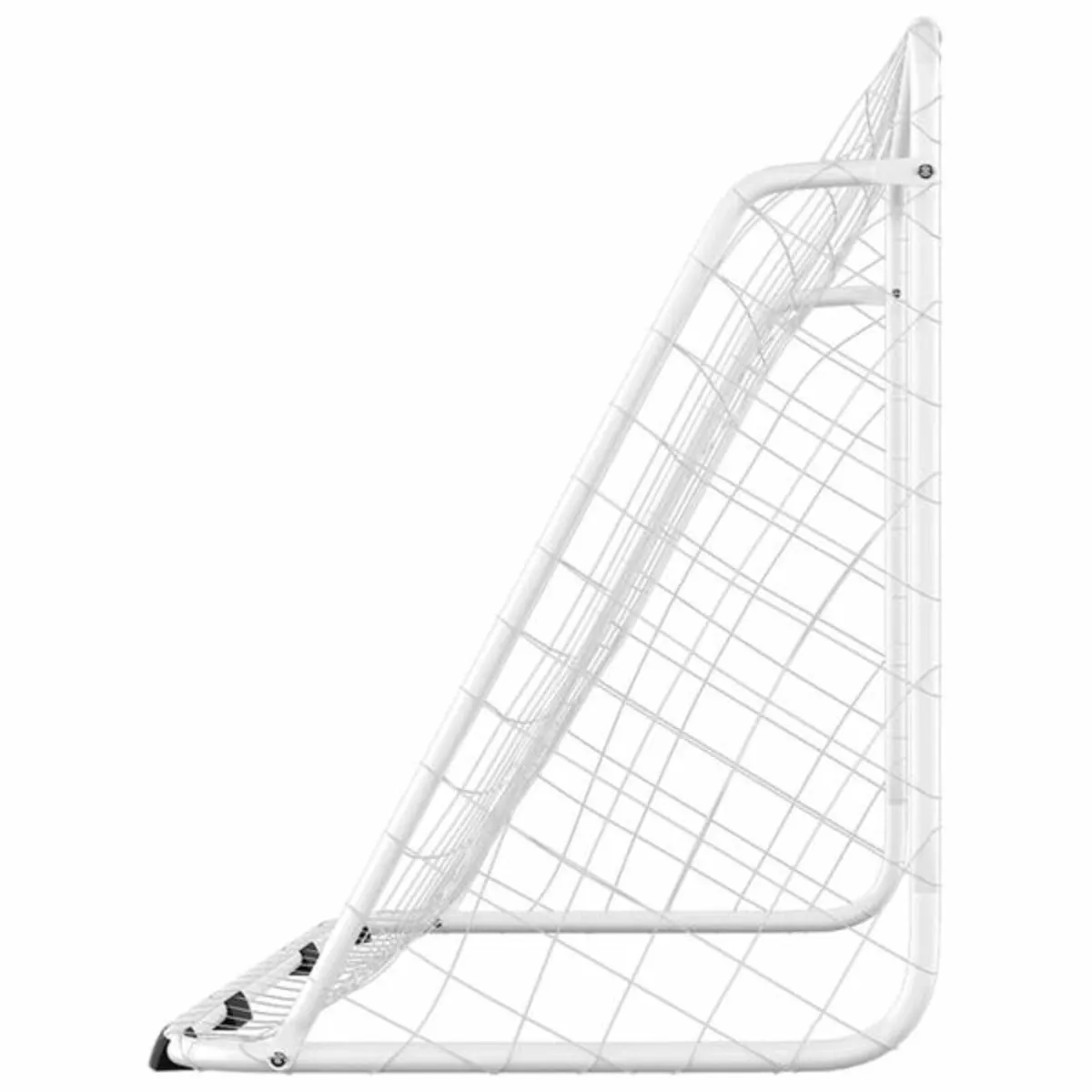Football Goal with Net White 180x90x120 cm Steel - Image 4