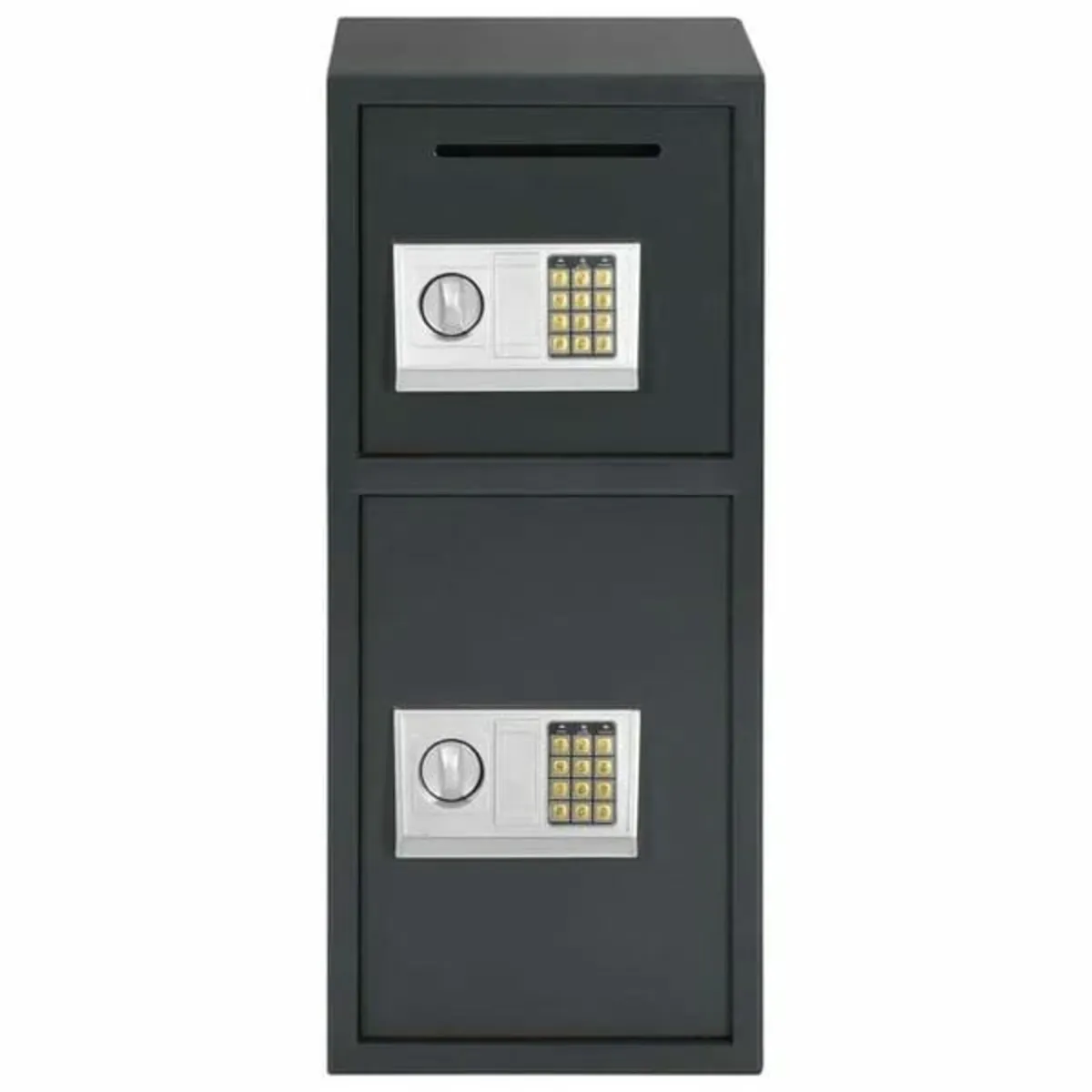 Digital Safe with Lock Dark grey 35 x 31 x 80 cm S - Image 4