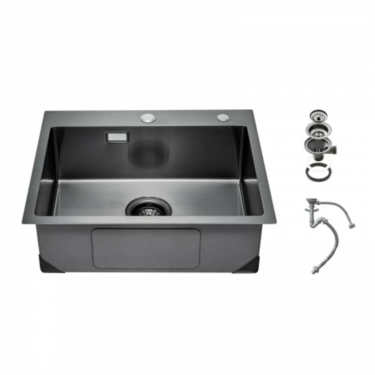 68cm Kitchen Sink Workstation, 304 Stainless Steel - Image 1