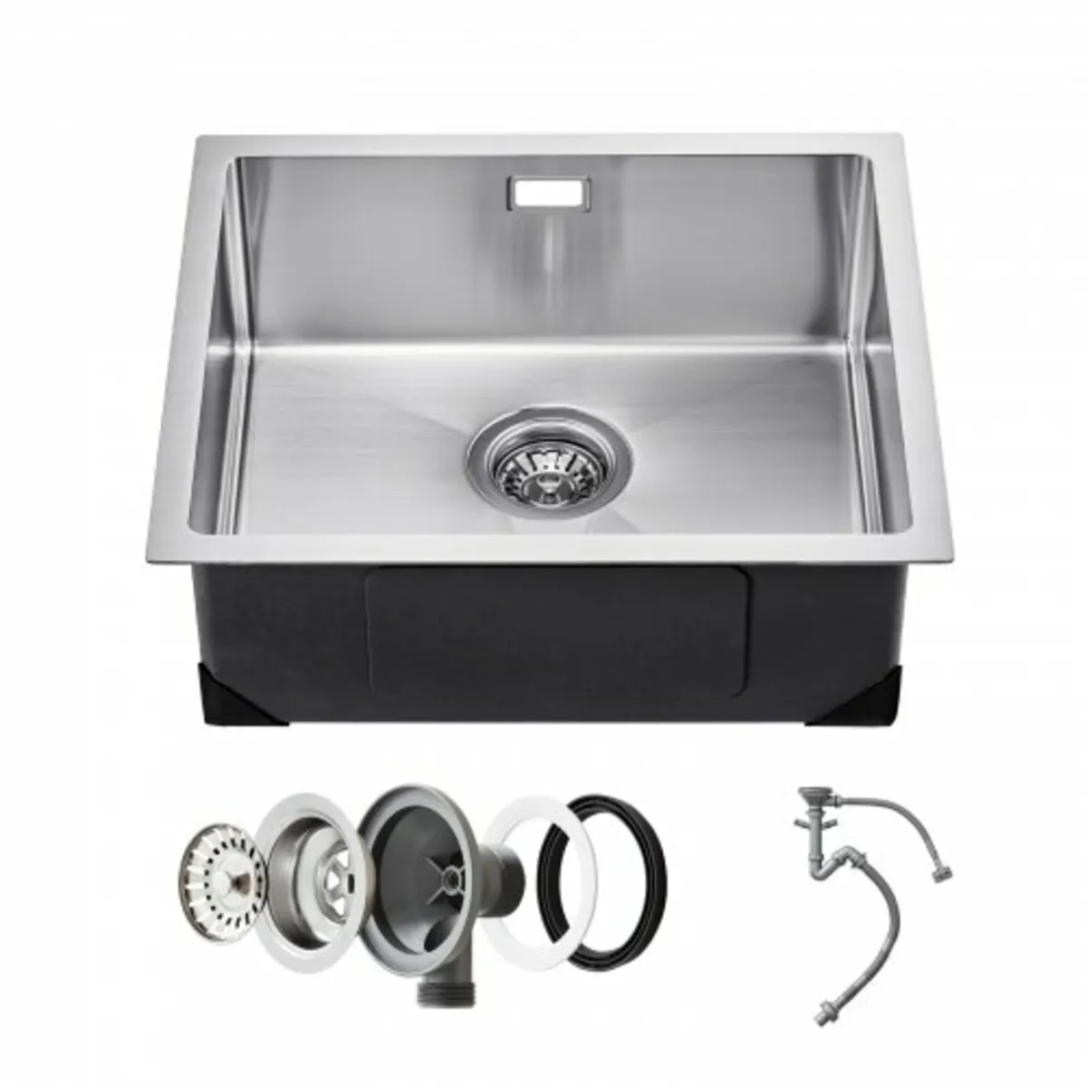 50cm Kitchen Sink Workstation, 304 Stainless Steel - Image 1