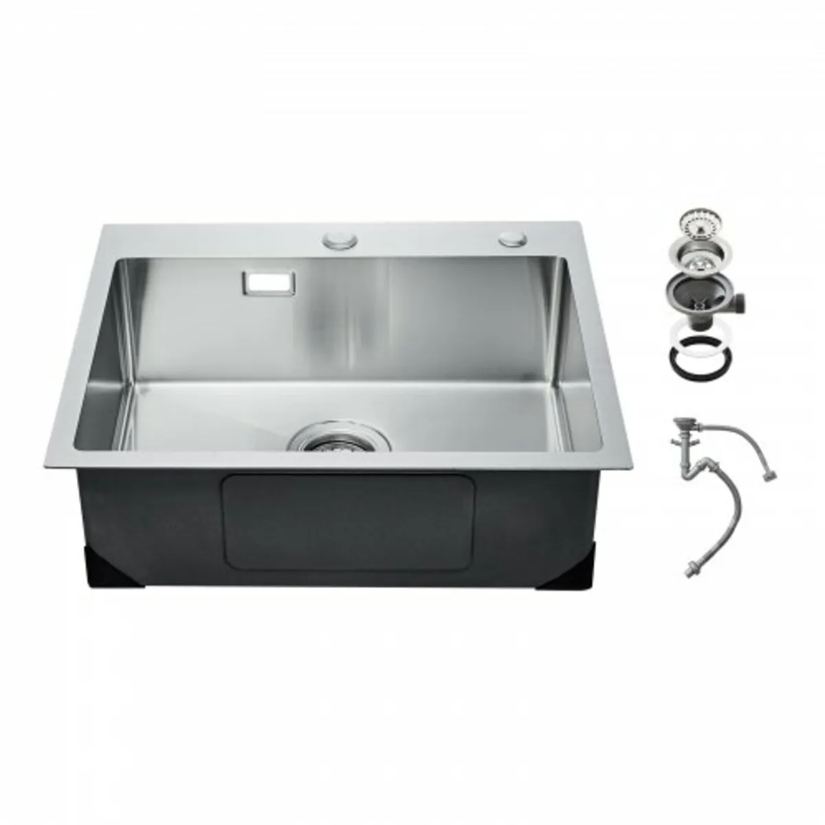 68cm Kitchen Sink Workstation, 304 Stainless Steel - Image 1